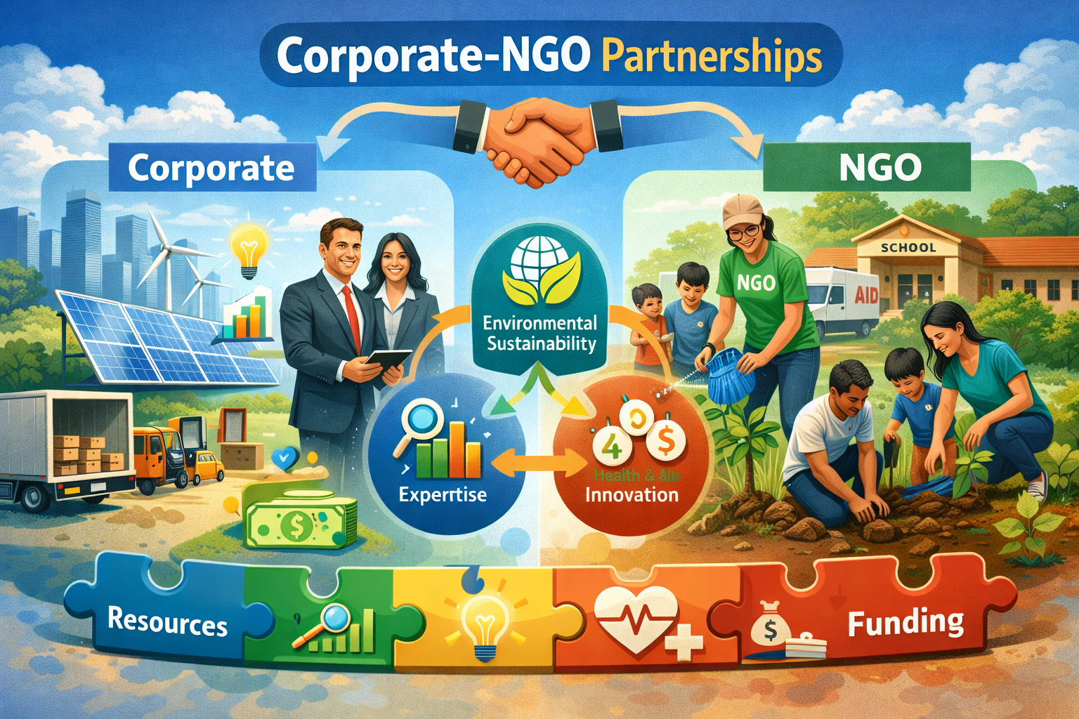 Corporate-NGO Partnerships Are the Future of Social Development: Here’s Why!