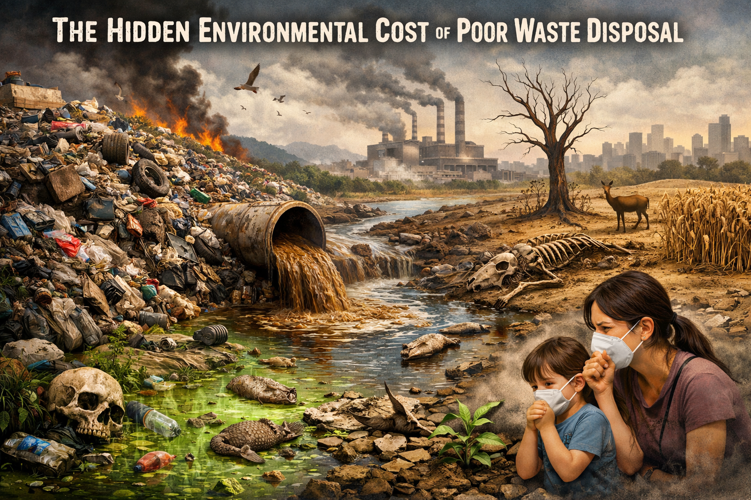 Hidden Environmental Cost of Poor Waste Disposal