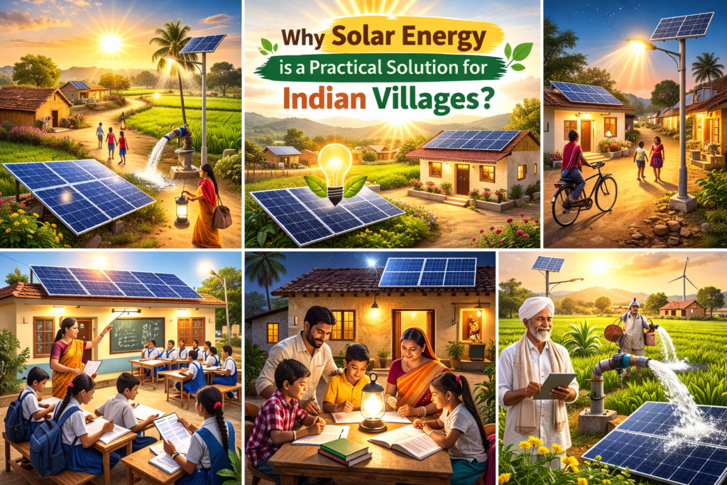 Why Solar Energy is a Practical Solution for Indian Villages?