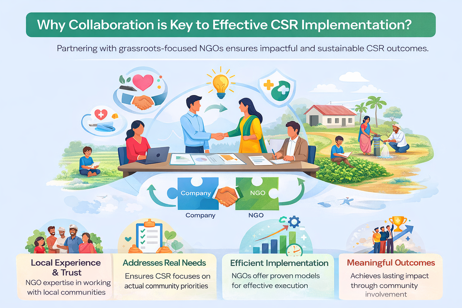 Collaboration is Key to Effective CSR Implementation