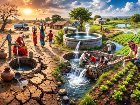 Water Scarcity is a Daily Reality for Many Communities Across India