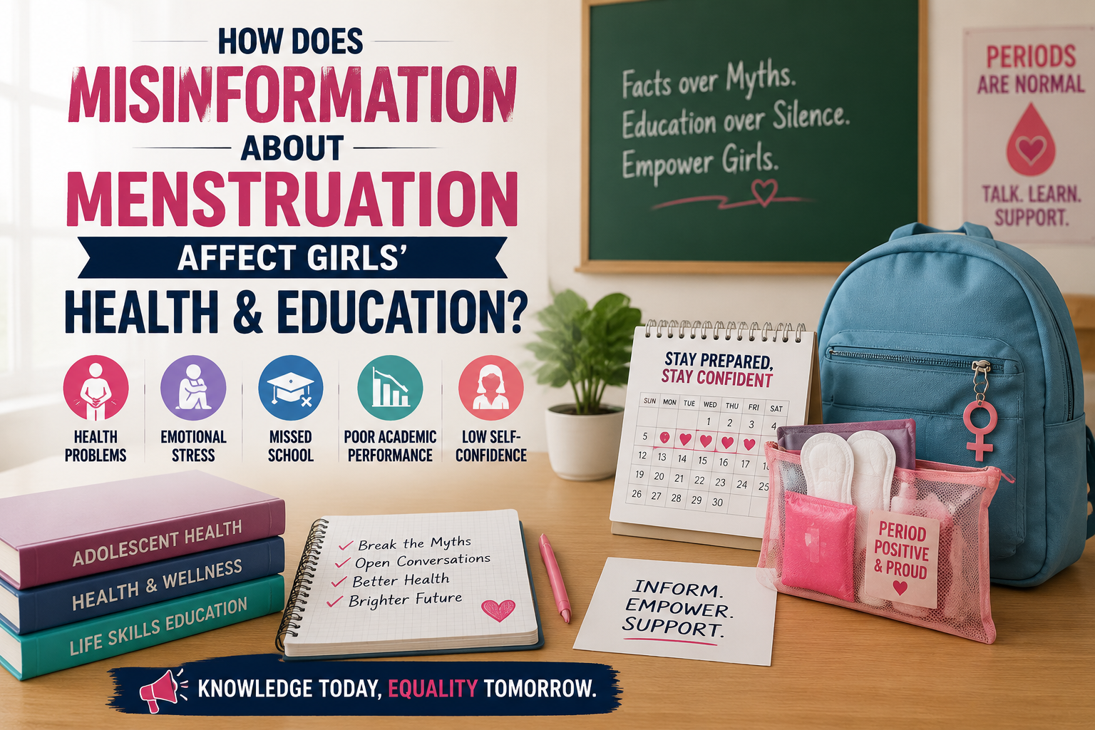 How Does Misinformation About Menstruation Affect Girls’ Health & Education?