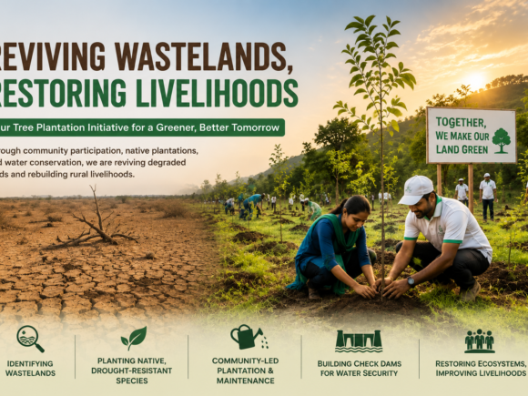 Reviving Wastelands Through Community-Led Plantation Initiatives